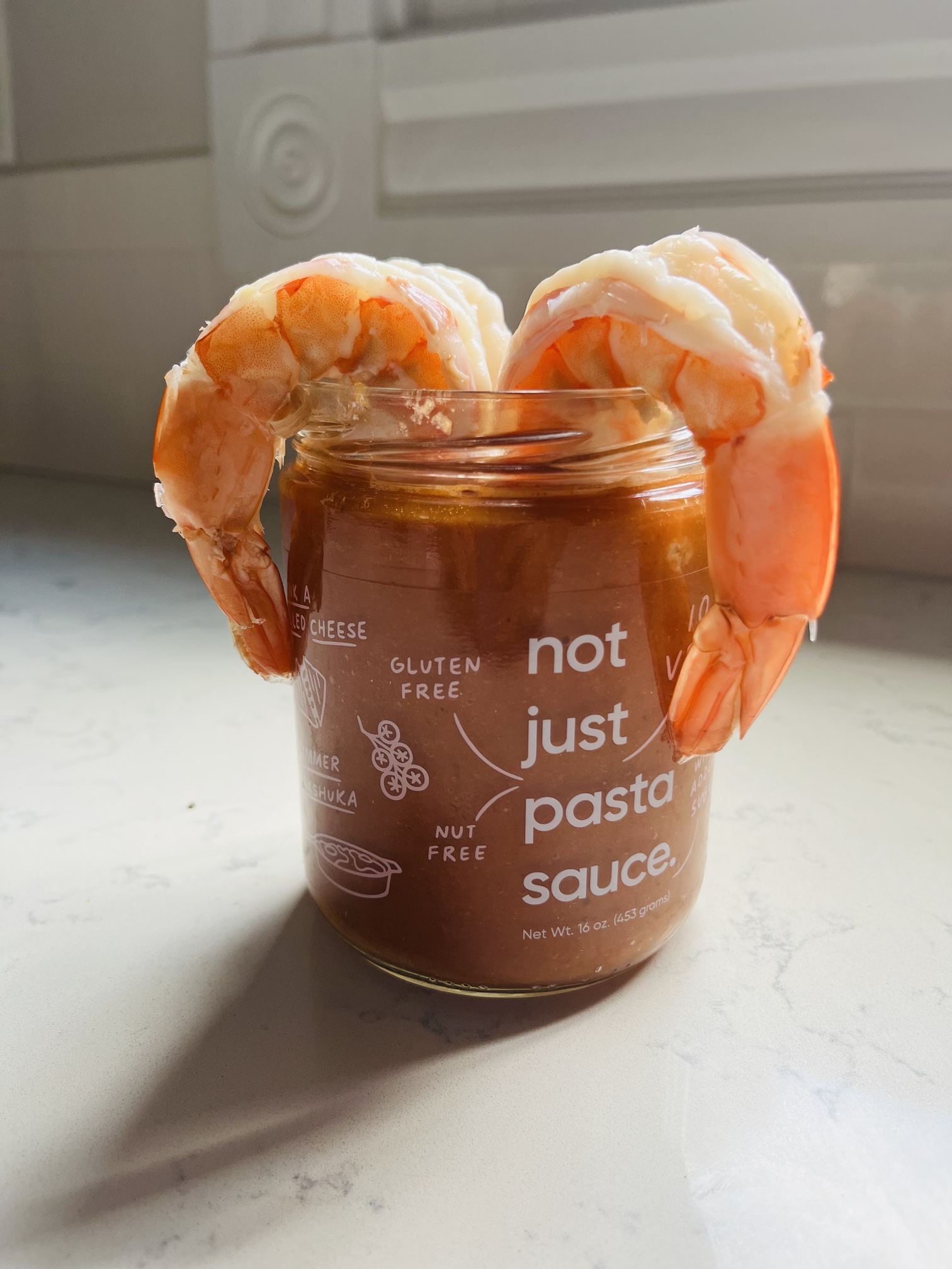 Not Just Shrimp Cocktail Sauce with Simply Poached Shrimp